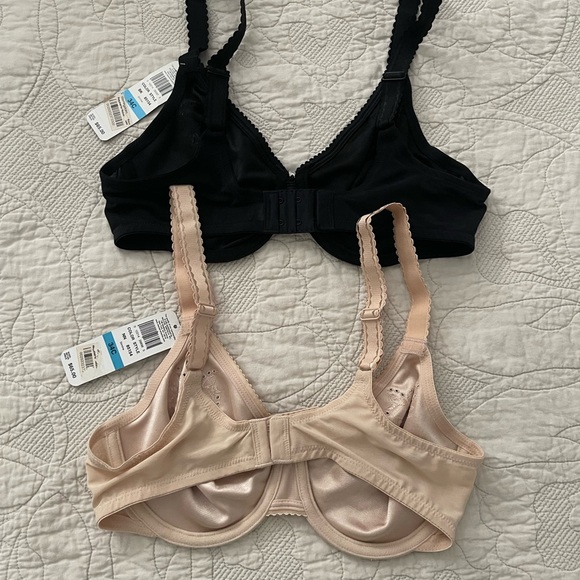 Wacoal Black and Beige Bras NWT - Picture 2 of 2